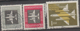 НДР, ФРН ГДР, ФРГ ^/--/^ Германия Німеччина ГДР 1957 авиация авиапочта ^_^^^ Германия ГДР 1957 авиация авиапочта - фото фото фото