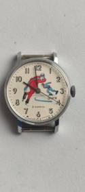 Годинники Часы ^/--/^ Часы Заря 1992 Конькобежцы в коробочке, с документом, отличный долгий ход gs /--/ 658 ^_^^^ Годинник Зоря 1992 Конькобіжці в коробочці, з документом, відмінний довгий хід gs /--/ 658 - фото фото фото