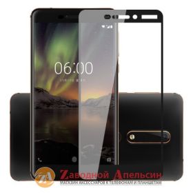 Плівки для екранів Пленки для экранов ^/--/^ Защитное стекло Nokia 6 Full Tempered Glass ^_^^^ Nokia 6 Full Tempered Glass - фото фото фото