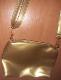 Сумки Сумки ^/--/^ Золотистий лаковий клатч Linea Style еко шкіра новий бірки ^_^^^ Золотистый лаковый клатч Linea Style эко кожа новый бирки - фото фото фото