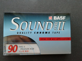 Касети Кассеты ^/--/^ Аудиокассета BASF Sound Level II 90 ^_^^^ Аудіокасет BASF Sound Level II 90 - фото фото фото