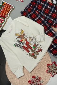 Костюми Костюмы ^/--/^ 2 шт        ( L, XL ) Новорічні піжами Family Look на флісі нові        (ціна за 2 шт) ^_^^^ 2 шт (L, XL) Новогодние пижами Family Look на флисе новые (цена за 2 шт) - фото фото фото