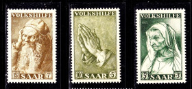 Інше Другое ^/--/^ СААР / SAAR Германия   1955  г  MNH - мастер эпохи Возрождения Альбрехт Дюрер ^_^^^ СААР / SAAR Німеччина 1955 р MNH - майстер епохи Відродження Альбрехт Дюрер - фото фото фото