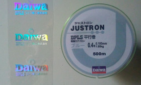 Ліски, шнури, повідці Лески, шнуры, поводки ^/--/^ Леска Daiwa Justron DPLS 0,105 мм, 500 м  (новая) ^_^^^ Ліска Daiwa Justron DPLS 0,105 мм, 500 м (нова) - фото фото фото