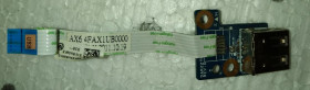 Шлейфи Шлейфы ^/--/^ Плата USB разъёма со шлейфом для ноутбука HP Pavilion G /--/ 6 AX /--/ 6 4 /--/ FAX /--/ 1 /--/ UB /--/ 0000 ^_^^^ Плата USB роз'єму зі шлейфом для ноутбука HP Pavilion G /--/ 6 AX /--/ 6 4 /--/ FAX /--/ 1 /--/ UB /--/ 0000 - фото фото фото
