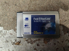 PCMCIA карти PCMCIA карты ^/--/^ Сетевая карта для ноутбука 3 /--/ COM 3 /--/ C /--/ 574-TX Fast EtherLink 16-Bit PC Card 10/100 /--/ BASE-TX № 242308101 ^_^^^ Мережева карта для ноутбука 3 /--/ COM 3 /--/ C /--/ 574-TX Fast EtherLink 16-Bit PC Card 10/100 /--/ BASE-TX No 242308101 - фото фото фото