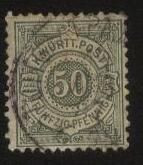 Німеччина до  року Германия до  года ^/--/^ Германия-Wurttemberg-  1878 г.№ 51 гашеная ^_^^^ Німеччина-Wurttemberg - 1878 р. No 51 гашена - фото фото фото