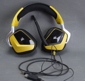 Навушники Наушники ^/--/^ Наушники гарнитура проводная игровая Corsair Void Pro Surround  Yellow  Gaming оригинал Вживане ^_^^^ Провідна ігрова Corsair Void Pro Surround Yellow Gaming - фото фото фото