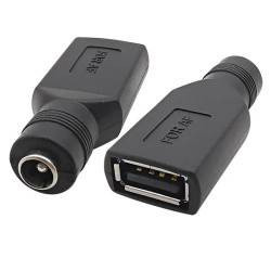 Адаптери Адаптеры ^/--/^ Перехідник гніздо 5.5/2.1/USB AF ^_^^^ Переходник гнездо 5.5/2. 1/USB AF - фото фото фото