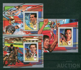 Спорт Спорт ^/--/^ ЦАР Central African Republic 1989 Спорт Mi Bl 456-458 A ОИ Сеул MNH ^_^^^ Central African Republic 1989 Спорт Mi Bl 456-458 A ОІ Сеул MNH - фото фото фото