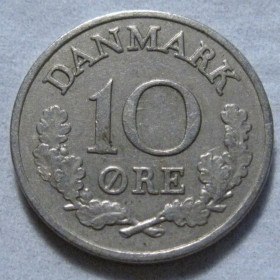 Данія Дания ^/--/^ Данія 10 ере 1964 року #6 /--/ П /--/ 333 ^_^^^ Дания 10 эре 1964 года #6 /--/ П /--/ 333 - фото фото фото
