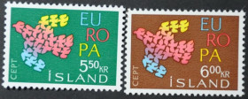 Інше Другое ^/--/^ Исландия Европа СЕПТ 1961 ^_^^^ Ісландія Європа СЕПТ 1961 - фото фото фото