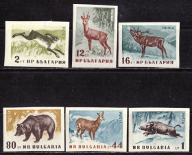 Фауна Фауна ^/--/^ Болгария. Животный мир Болгарии  (серия б/з)* 1958 г. ^_^^^ Болгарія. Тваринний світ Болгарії (серія б/з) * 1958 - фото фото фото