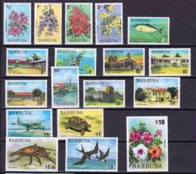 Фауна Фауна ^/--/^ NM Фауна  Барбуда  1974 г MNH - флора , авиация , архитектура ^_^^^ NM Фауна Барбуда 1974 MNH - флора, авіація, архітектура - фото фото фото
