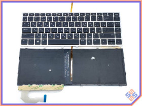 Клавіатури Клавиатуры ^/--/^ Клавиатура для HP Elitebook 745 G /--/ 5, 745 G /--/ 6 (RU Silver с подсветкой) ^_^^^ Клавіатура для HP Elitebook 745 G /--/ 5, 745 G /--/ 6 (RU Silver з підсвіткою) - фото фото фото