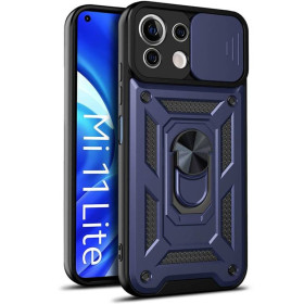 Чохли, бампера Чехлы, бампера ^/--/^ Чохол Fiji Camera Defence для Xiaomi 11 Lite 5 /--/ G NE бампер із захистом камери та підставкою Dark Blue ^_^^^ Чехол Fiji Camera Defence для Xiaomi 11 Lite 5 /--/ G NE бампер с защитой камеры и подставкой Dark Blue - фото фото фото