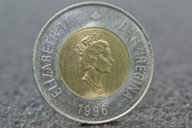 Обігові Обиходные ^/--/^ Монета 2 доллара 1996 Канада ^_^^^ Монета 2 долара 1996 Канада - фото фото фото