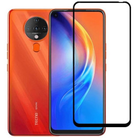 Чохли, бампера Чехлы, бампера ^/--/^ Захисне скло Fiji Premium для Tecno Spark 6 (KE /--/ 7) повне проклеювання Anti-Static чорний ^_^^^ Защитное стекло Fiji Premium для Tecno Spark 6 (KE /--/ 7) полное проклеивание Anti-Static черный - фото фото фото