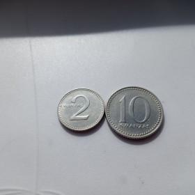 Ангола Ангола ^/--/^ Ангола 2 і 10 кванза 1977  (ND) ^_^^^ ЮАР 2 цента 1989 5 центов 1993 - фото фото фото