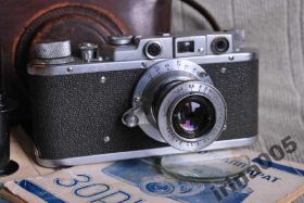 Вінтажні фотоапарати Винтажные фотоаппараты ^/--/^ Зоркий, Индустар-22, после военный выпуск 1949-50. ^_^^^ Зоркий, Індустар-22, після військовий випуск 1949-50. - фото фото фото