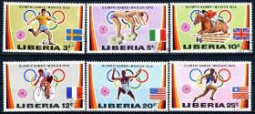 Спорт Спорт ^/--/^ Либерия. Олимпиада (серия) 1972 г. ^_^^^ Ліберія. Олімпіада (серія) 1972 р. - фото фото фото