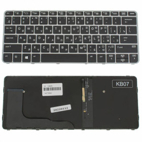 Клавіатури Клавиатуры ^/--/^ Клавиатура для ноутбука HP (EliteBook: 820 G /--/ 3) rus, black, silver frame, без джойстика, подсветка кл ^_^^^ Клавіатура для ноутбука HP (EliteBook: 820 G /--/ 3) rus, black, silver frame, без джойстика, підсвічування кл - фото фото фото