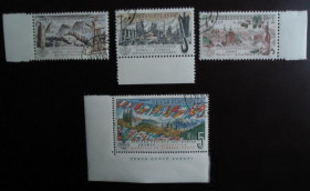Чехословаччина Чехословакия ^/--/^ Чехословакия 1961 г № 1308 - 1311 серия гашеная ^_^^^ Чехословаччина 1961 р No 1308 - 1311 серія гашена - фото фото фото