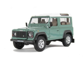: Закордонні : Зарубежные ^/--/^ 1/43 LAND ROVER DEFENDER 90 Light Green. CARARAMA. ^_^^^ LAND ROVER DEFENDER 90 Light Green CARARAMA. - фото фото фото
