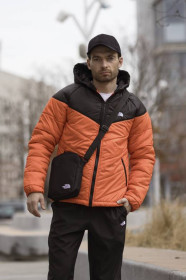 Куртки Куртки ^/--/^ Комплект мужской: куртка Active TNF черно-памарачевая + штаны TNF черные. БАРСЕТКА TNF У ПОДАРУНОК! ^_^^^ Комплект чоловічої: куртка Active TNF чорно-памарачева + штани TNF чорні. БАРСЕТКА TNF У ПОДАРУНОК! - фото фото фото