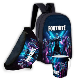 Рюкзаки, сумки Рюкзаки, сумки ^/--/^ Набор детский Fortnite рюкзак 36 /--/ х /--/ 27 /--/ см сумка-бананка,кружка с принтом для мальчика (01601) ^_^^^ Набір дитячий Fortnite рюкзак 36 /--/ х /--/ 27 /--/ см сумка-бананка,гуртка з принтом для хлопчика (1610) - фото фото фото