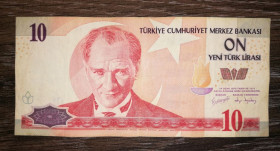 Туреччина Турция ^/--/^ TURKEY Туреччина 10 нових yeni лір ВЗ-тип 2. 1970 2005 ^_^^^ TURKEY Турция 10 новых лир ВС-тип 2. 1970 2005 - фото фото фото