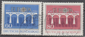 НДР, ФРН ГДР, ФРГ ^/--/^ Германия Німеччина 1984 Европа СЕРТ серія ^_^^^ Германия 1984 Европа Серт серия - фото фото фото