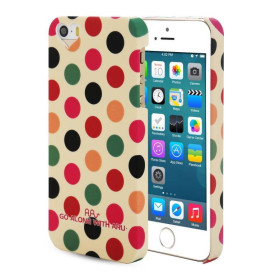 Чохли, сумки Чехлы, сумки ^/--/^ Чехол ARU для iPhone 5/5 /--/ S/5 /--/ SE Cutie Dots Coffee ^_^^^ ARU для iPhone 5/5 /--/ S/5 /--/ SE Cutie Dots Coffee - фото фото фото