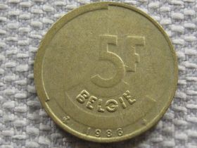 Бельгія Бельгия ^/--/^ Бельгия 5 франков 1986 года /BELGIE/ #3657 ^_^^^ Бельгія 5 франків 1986 року / BELGIE / # 3657 - фото фото фото