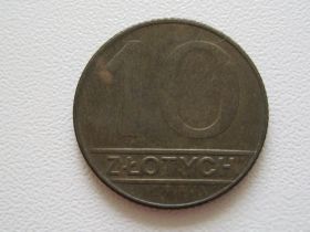 - року - года ^/--/^ Польша 10 злотых 1990 года #10583 ^_^^^ Польща 10 злотих 1990 року #10583 - фото фото фото