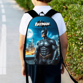 Рюкзаки, сумки Рюкзаки, сумки ^/--/^ Рюкзак детский Бетмен &amp;quot;Batman&amp;quot;34 /--/ х /--/ 27 /--/ см,городской ранец для мальчика с принтом (00563) ^_^^^ Рюкзак дитячий Бетмен &amp;quot;Batman &amp;quot;34 /--/ х /--/ 27 /--/ см,міський ранець для хлопчика з принтом (0572) - фото фото фото