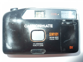 Вінтажні фотоапарати Винтажные фотоаппараты ^/--/^ Фотоаппарат пленочный Сannonmate SM /--/ 101 ^_^^^ Фотоапарат плівковий Сannonmate SM /--/ 101 - фото фото фото