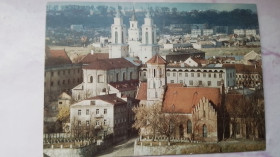 СРСР СССР ^/--/^ Открытка из набора Города Литовской ССР Литва Каунас Старый город 1981 год ^_^^^ Листівка Каунас Старе місто 1981 - фото фото фото