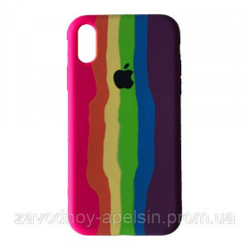 Чохли, бампера Чехлы, бампера ^/--/^ IPhone X XS 10 Чохол Веселка Silicone Case (rainbow) ^_^^^ IPhone XS 10 Чохол Веселка Silicone Case (rainbow) - фото фото фото