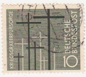 НДР, ФРН ГДР, ФРГ ^/--/^ ФРГ 1956 г. № 138 гашеная ^_^^^ ФРН 1956 р. No 138 гашена - фото фото фото