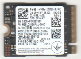 Твердотільні SSD-накопичувачі Твердотельные SSD-накопители ^/--/^ SSD диск 09 Samsung PM /--/ 991 512 /--/ GB форм фактор M.2 2230 - фото фото фото
