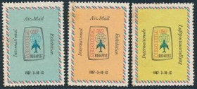 Інше Другое ^/--/^ Венгрия Будапешт Филвыставка Аэрофила 1967 ^_^^^ Угорщина Будапешт Філвиставка Аерофіла 1967 - фото фото фото