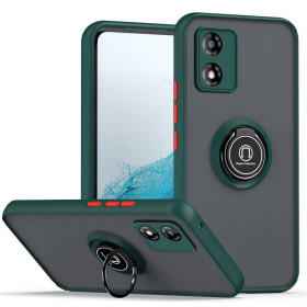 Чохли, бампера Чехлы, бампера ^/--/^ Чохол Fiji Colorframe для Motorola E /--/ 13 матовий бампер з кільцем підставкою Green ^_^^^ Чехол Fiji Colorframe для Motorola E /--/ 13 матовый бампер с кольцом подставкой Green - фото фото фото
