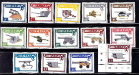 Малі Держави Європи Малые Государства Европы ^/--/^ Гибралтар  1987 г  MNH - орудия ^_^^^ Гібралтар 1987 MNH - знаряддя - фото фото фото