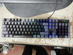 Клавіатури Клавиатуры ^/--/^ Игровая клавиатура с подсветкой RGB GamePro MK /--/ 105 /--/ R USB № 26030428 ^_^^^ Ігрова клавіатура з підсвіткою RGB GamePro MK /--/ 105 /--/ R USB No 26030428 - фото фото фото