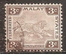 Інші країни Другие страны ^/--/^ Малайская федерация 1904 Sc.27 гаш. ^_^^^ Малайська федерація 1904 Sc.27 гаш. - фото фото фото
