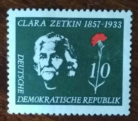 НДР, ФРН ГДР, ФРГ ^/--/^ ГДР 100 лет с рождения Клары Цеткин 1957 ^_^^^ НДР 100 років від народження Клари Цеткін 1957 - фото фото фото