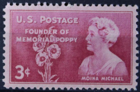 Інше Другое ^/--/^ США Мойна Майкл Мадам Мак (The Poppy Lady) Мак-официальный символа памяти 1948 ^_^^^ Мойна Майкл Мадам Мак (The Poppy Lady) Мак-офіційний символ пам'яті 1948 - фото фото фото