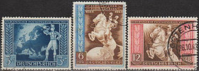 Третій Рейх (-) Третий Рейх (-) ^/--/^ 1942 - Рейх - Поштовий конгрес Mi.820-22  _7,50 € ^_^^^ 1942 - Рейх - Почтовый конгресс Mi.820-22 _7,50 € - фото фото фото