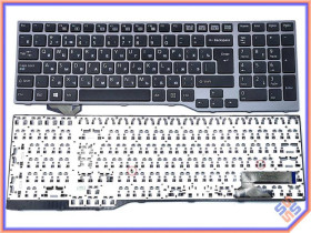Клавіатури Клавиатуры ^/--/^ Клавіатура для Fujitsu Lifebook E /--/ 753, E /--/ 754, E /--/ 756, E /--/ 554, E /--/ 556, CP /--/ 629312-03 (RU Black, Gray Frame) ^_^^^ Клавиатура для Fujitsu Lifebook E /--/ 753, E /--/ 754, E /--/ 756, E /--/ 554, E /--/ 556, CP /--/ 629312-03 (RU Black, Gray Frame) - фото фото фото